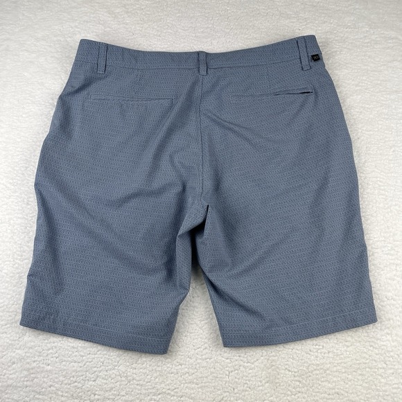 7 DIAMONDS Stadium Hybrid Performance Golf Shorts Mens 36 Blue Geometric Stretch - Picture 14 of 14